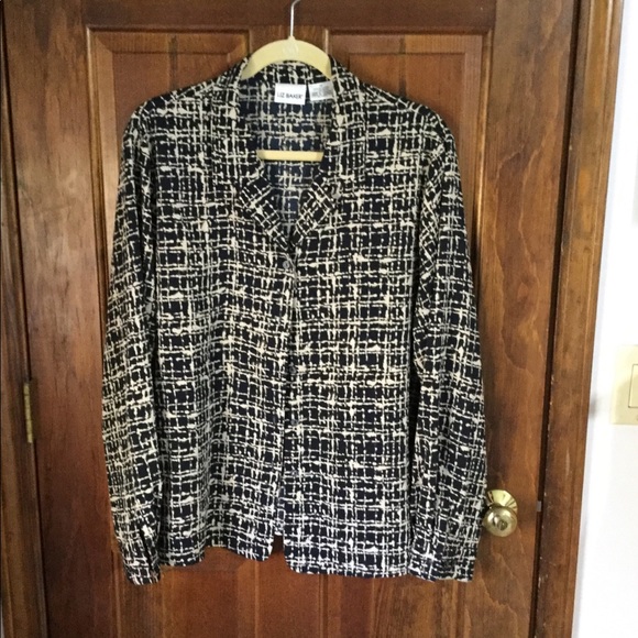 Black with tan blouse - Picture 1 of 4
